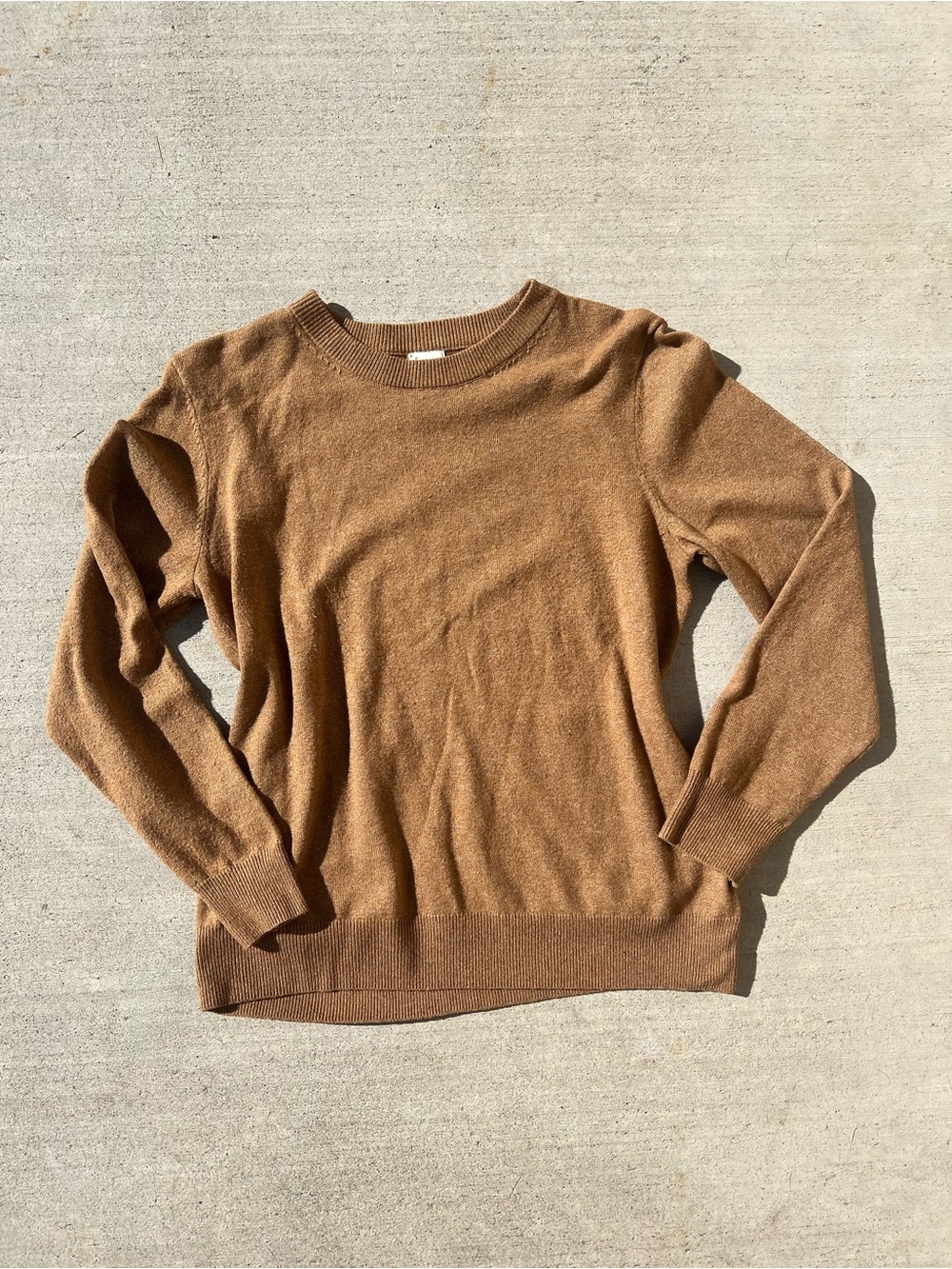 Women’s Crewneck Sweater - Brown
